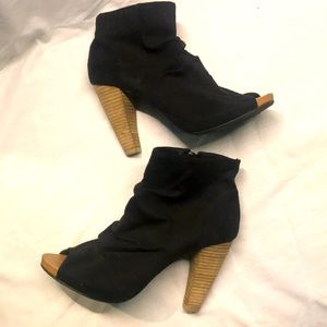 Mossimo Supply Co. Open toed boots